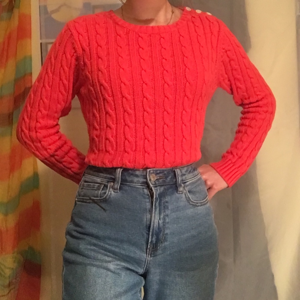 Red sweater